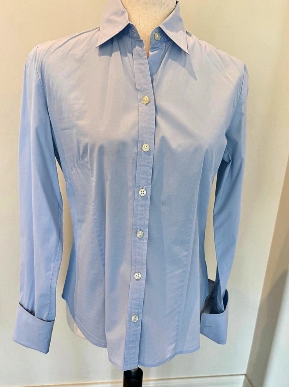 Banana Republic Tailored Light Blue French Cuff Button Down Shirt S